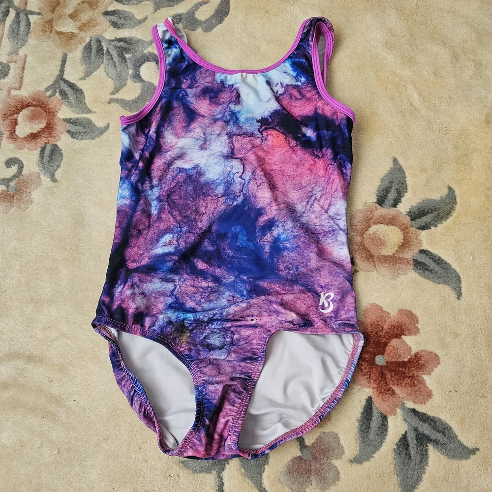 Colorful Tie-Dye Swimsuit